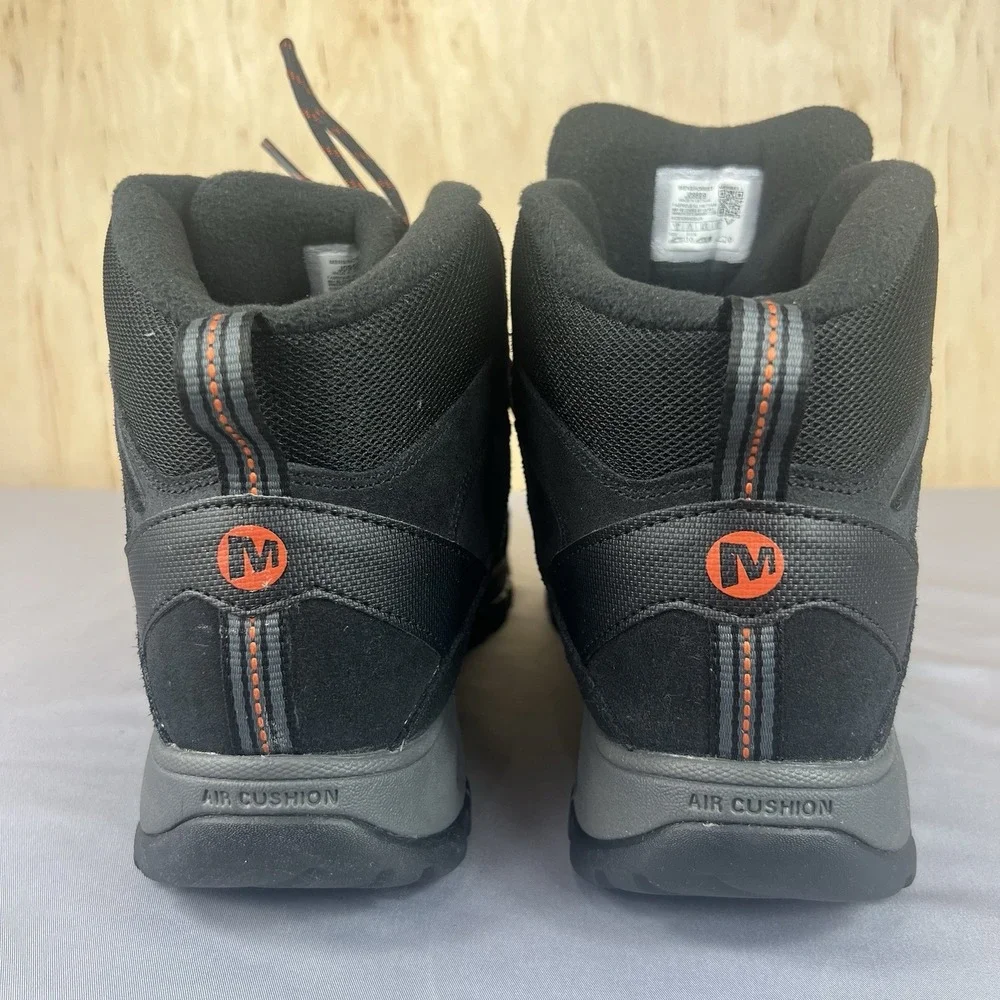 Merrell Phoenix 2 Mid Thermo Boots Men's Size 12 Black Waterproof Hiking J09599